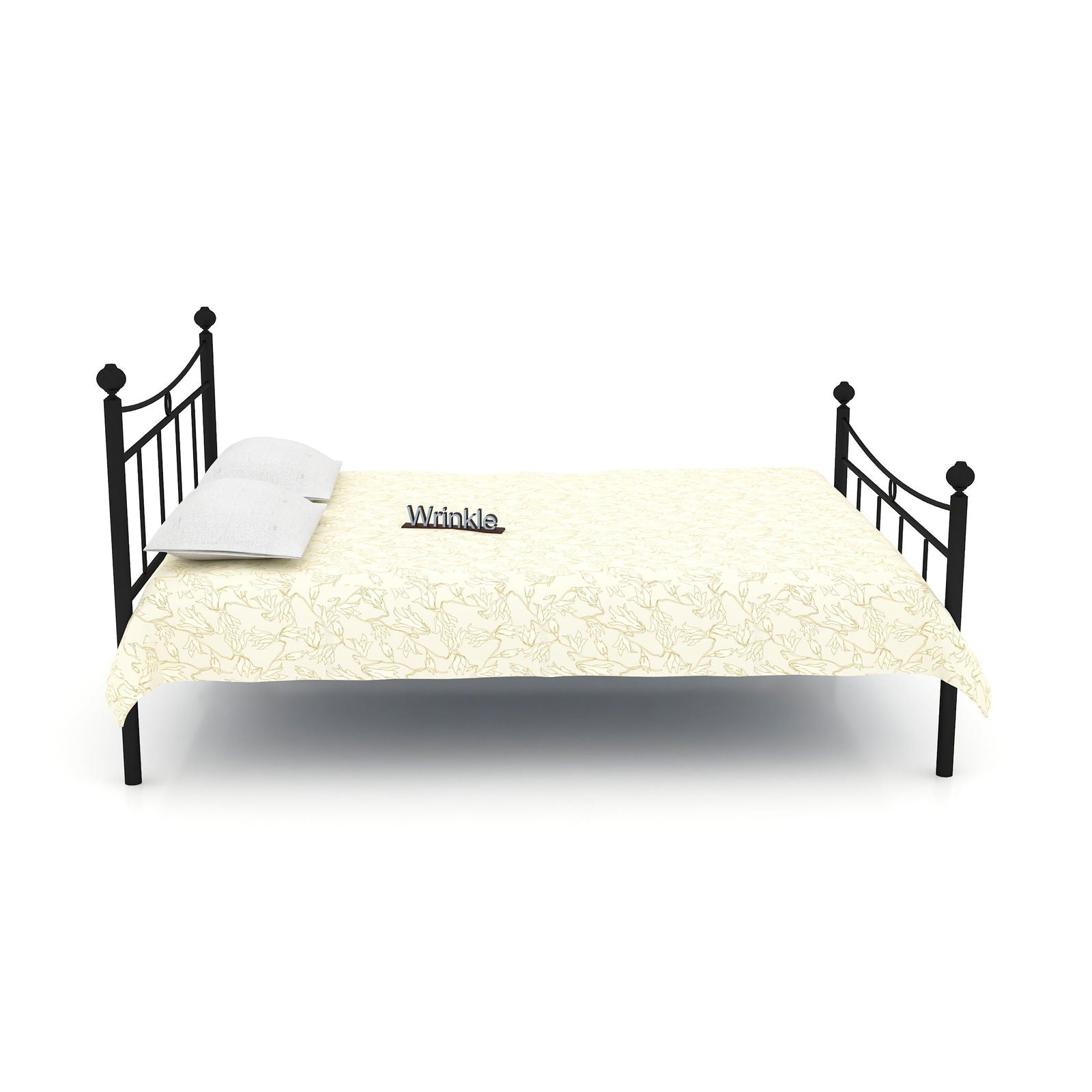 MetalCraft Simple Minimal Iron Bed - Furnishiaa -  -